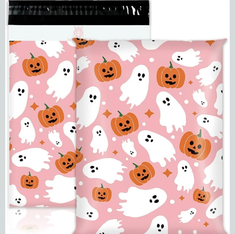 15 Count 14.5×19 Inch Pink Ghost Polymailers